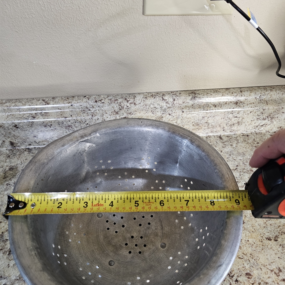 "Vintage" Stainless Steel Colander - Picture 10 of 13